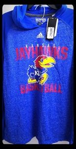 Kansas Jayhawks hooded shirt